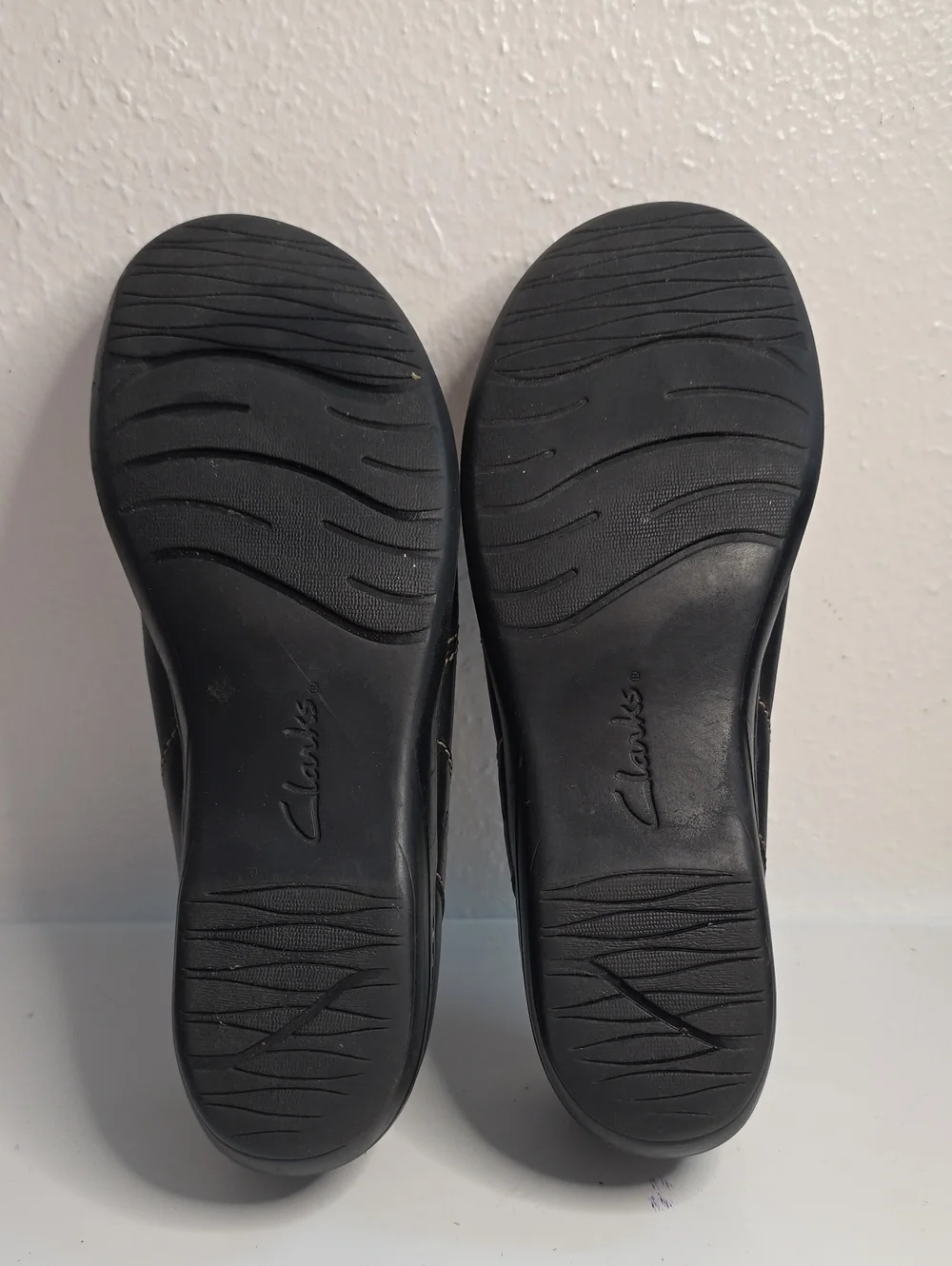 CLARKS EVIANNA FIG 4 COMFORT LEATHER LOAFERS BROWN SLIP ON LADIES 8.5 VGUC CUTE